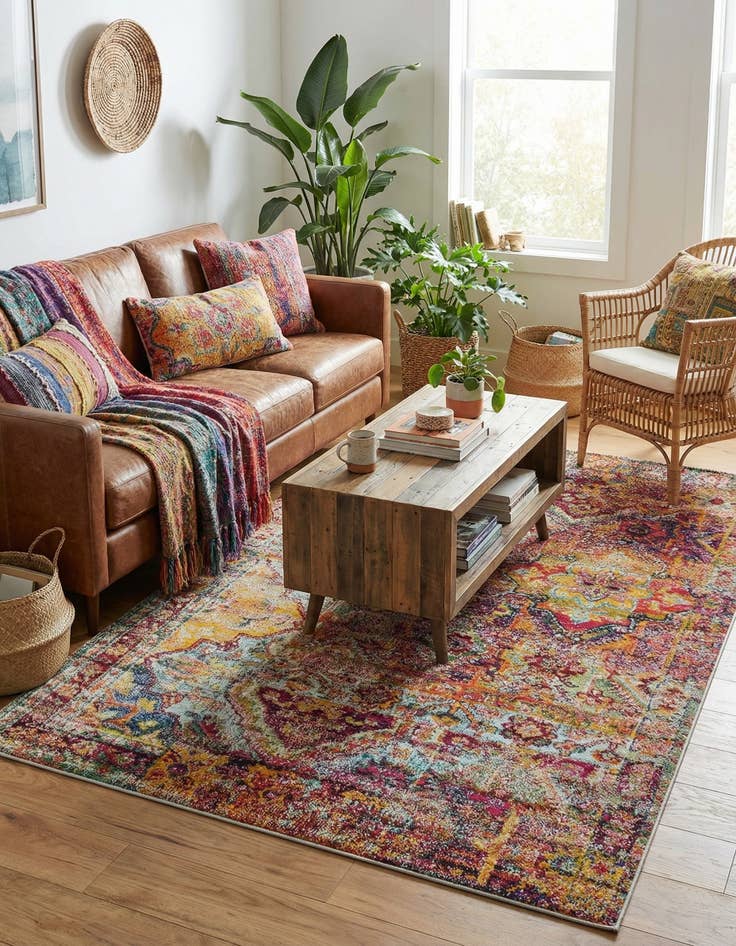 Detail image of 5' x 8'  Washable Alta Rug