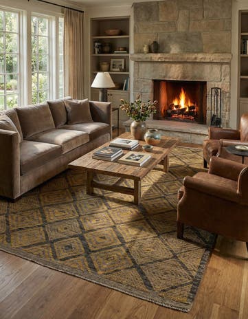 8' 2 x 10' 3 Hand Knotted Darya Wool Rug