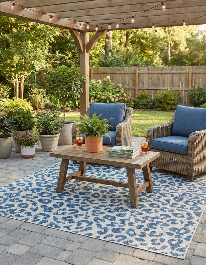 7' 10 x 7' 10 Easy-Clean Safari Indoor / Outdoor...