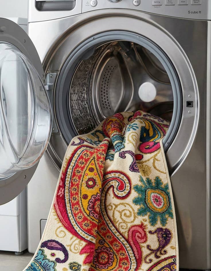 Detail image of 2' 7 x 10'  Washable Casablanca Runner Rug