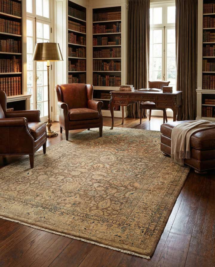 5' 9 x 9' 4 Tabriz Wool Rug