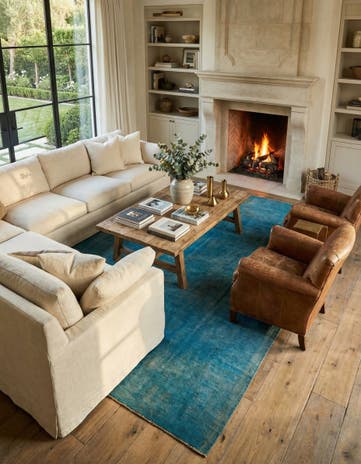 9' 1 x 12' 3 Hand Knotted Ultra Vintage Persian Wool Rug
