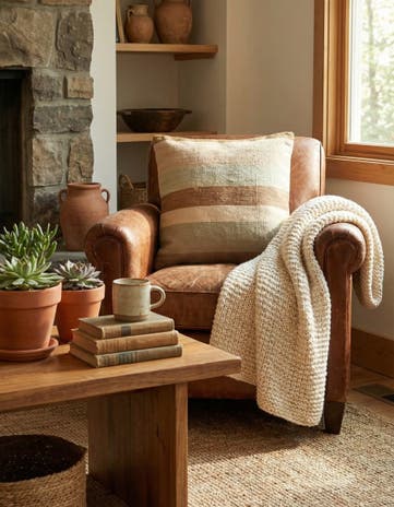 1' 6 x 1' 7 Hand Woven Pillow Wool Square Rug