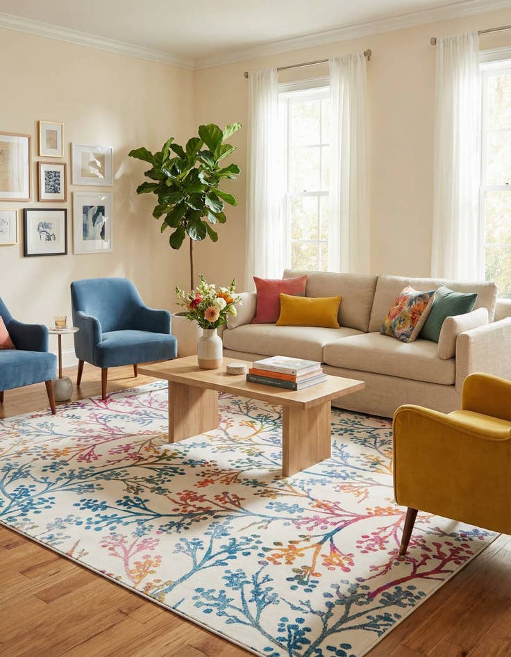 Detail image of 9' x 12' Blossom Rug