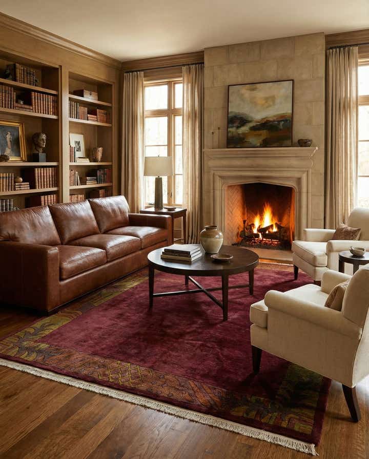 205cm x 250cm Hand Knotted Nepal Wool Rug