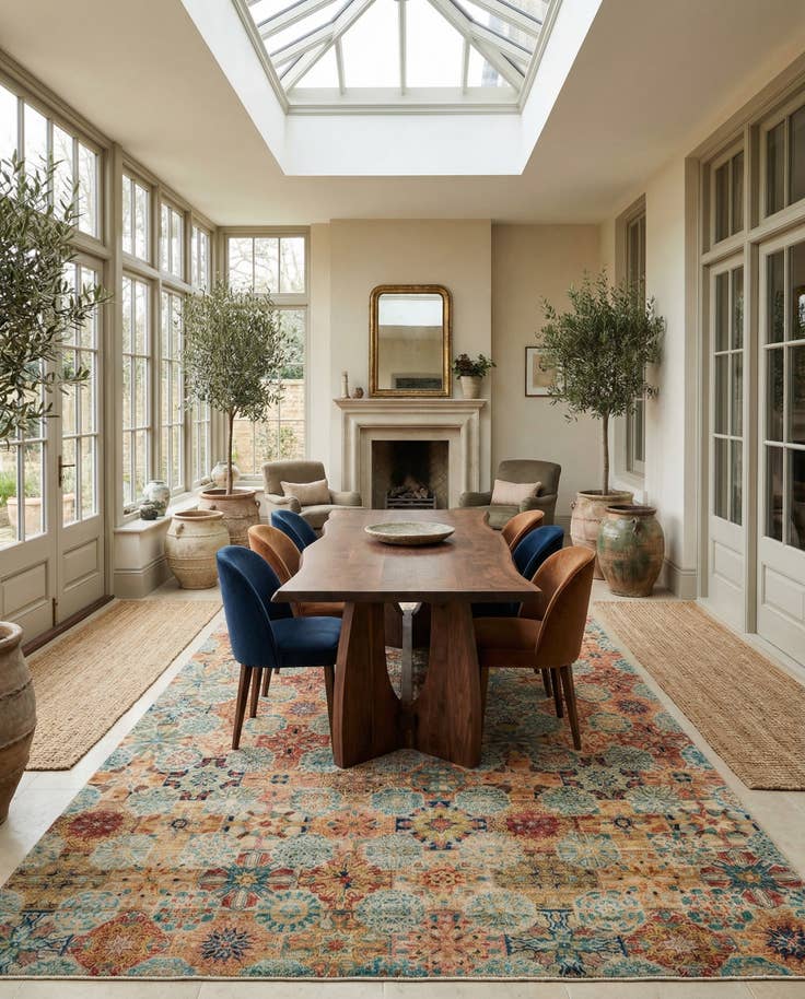 Detail image of 9' 2 x 11' 11 Hand Knotted Ariana Rug