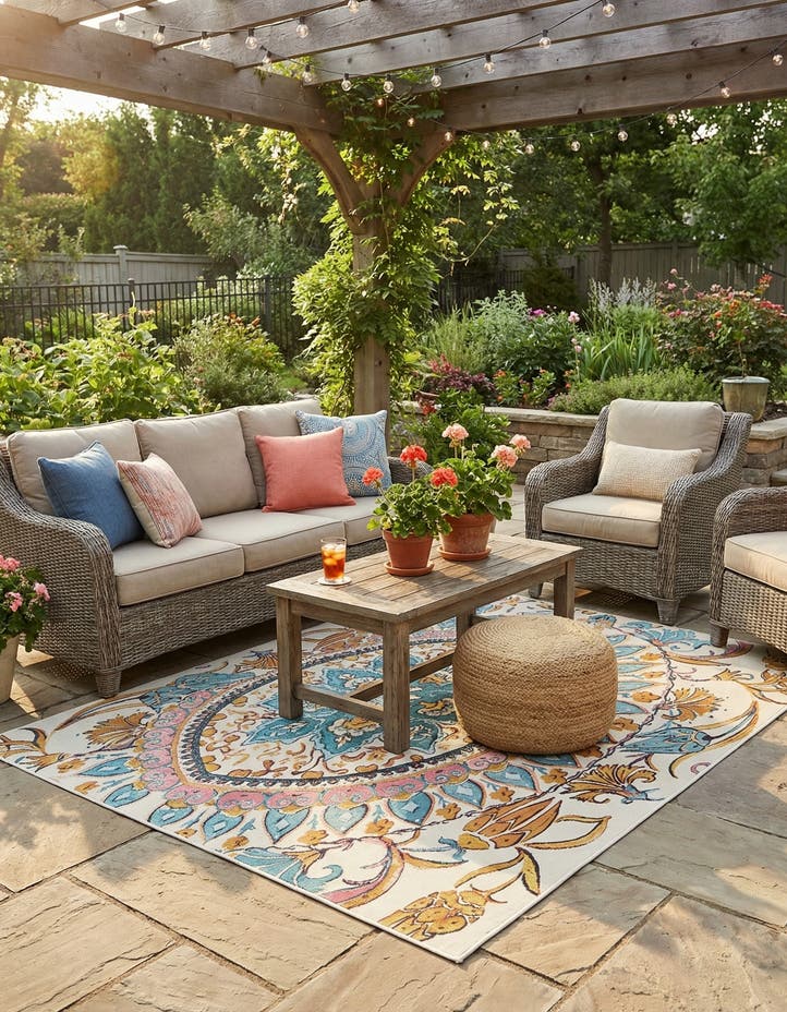 4' x 6' Easy-Clean Traditional Indoor / Ou...