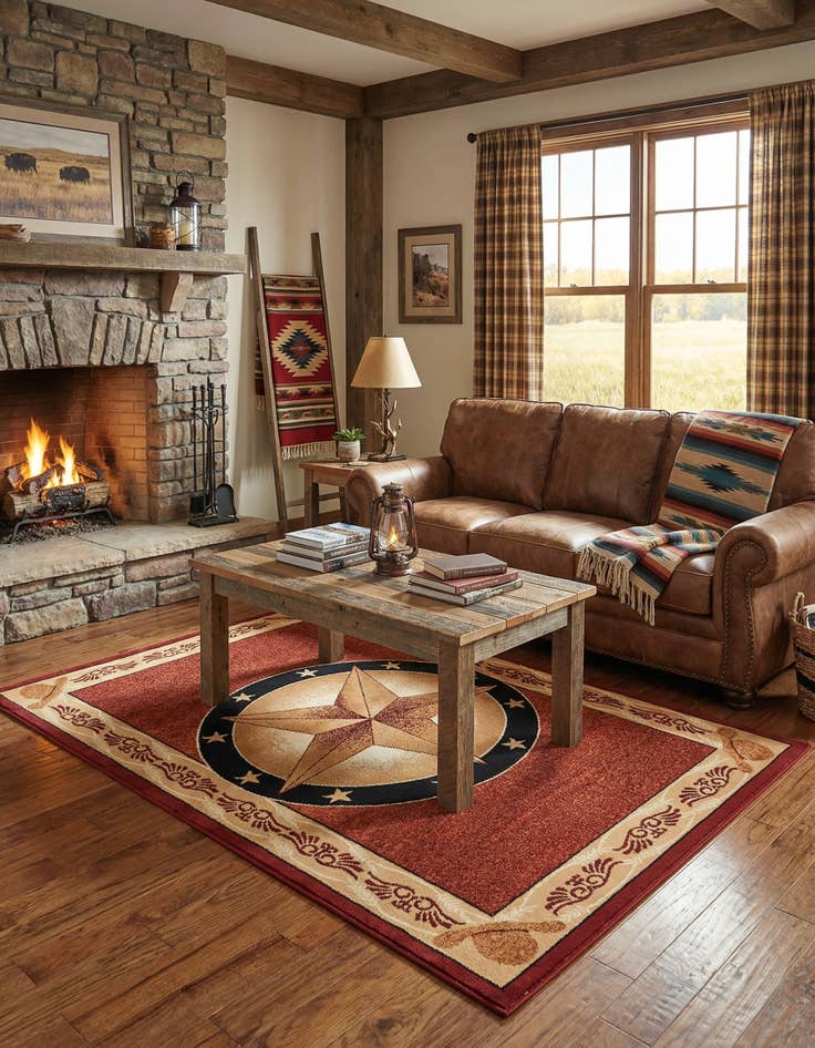 Detail image of 5' 3 x 8' Pioneer Rug