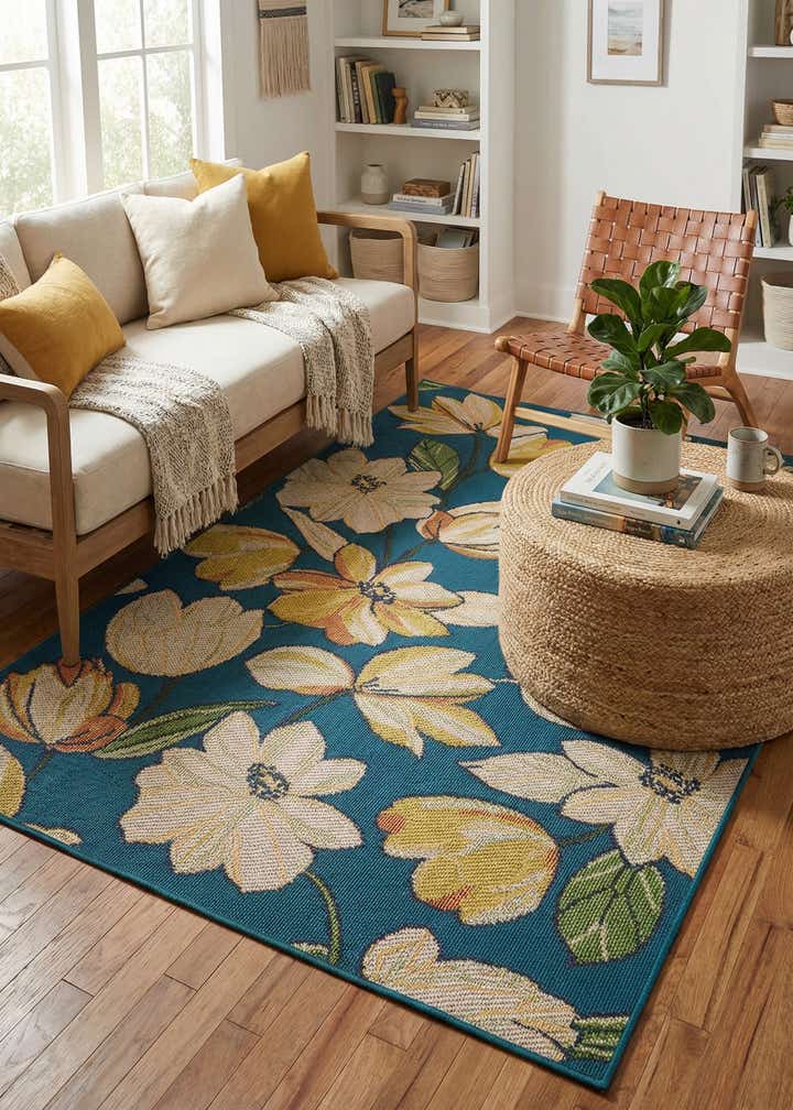 6' x 9' Easy-Clean Baja Indoor / Outdoor Rug
