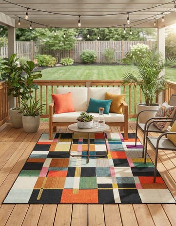 Easy-Clean Casablanca Indoor / Outdoor Rug