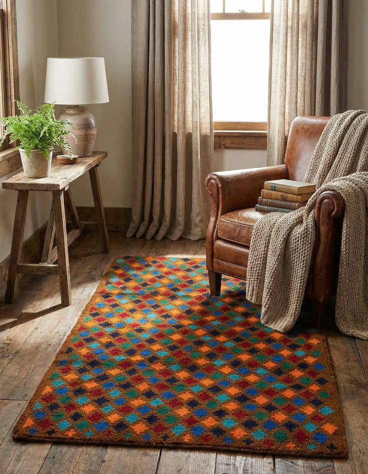 Detail image of 2' 10 x 4' 9  Hand Knotted Balouch Wool Rug