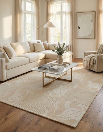 5' 7 x 8' Hand Knotted Darya Wool Rug