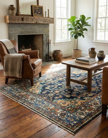 4' 1 x 6' 2 Hamedan Rug
