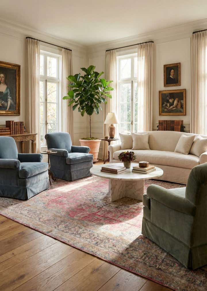 9' 9 x 12' 8 Hand Knotted Ultra Vintage Persian Wool Rug