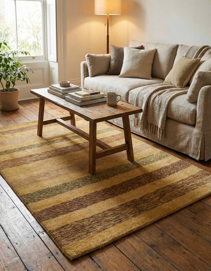 Detail image of 3' 8 x 5' 3  Hand Knotted Kashkuli Gabbeh Rug