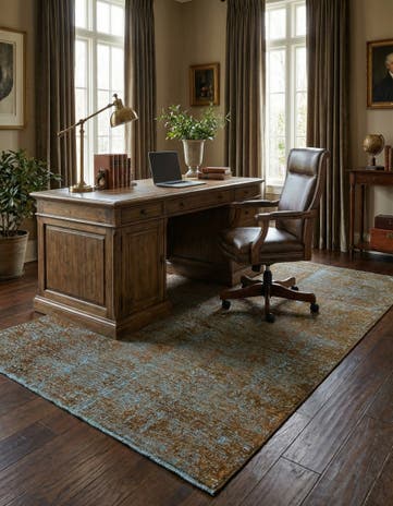 3' 8 x 6' 8 Vintage Royal Wool Rug