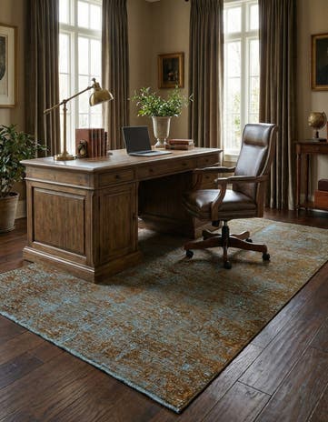 3' 8 x 6' 8 Vintage Royal Wool Rug