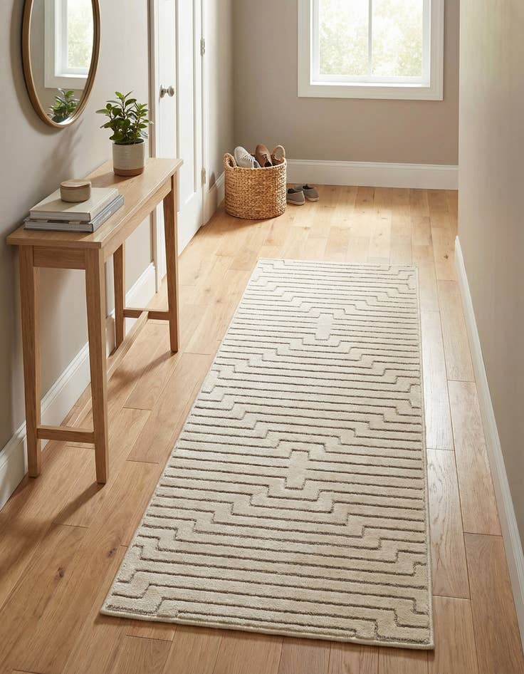 Detail image of  2' x 5' Vogue Geo Runner Rug