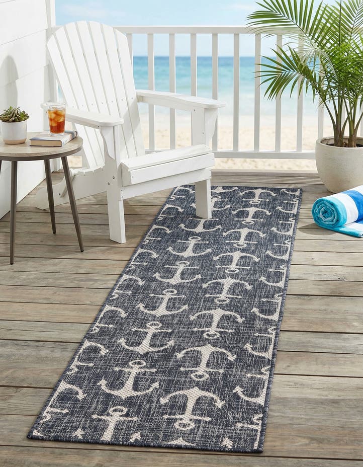 2' x 8' Easy-Clean Coastal Indoor / Outdoo...