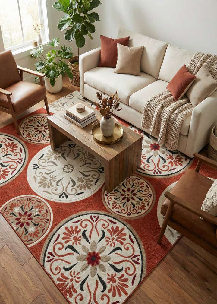 10' x 13' 1 Easy-Clean Modern Indoor / Outdoor Rug