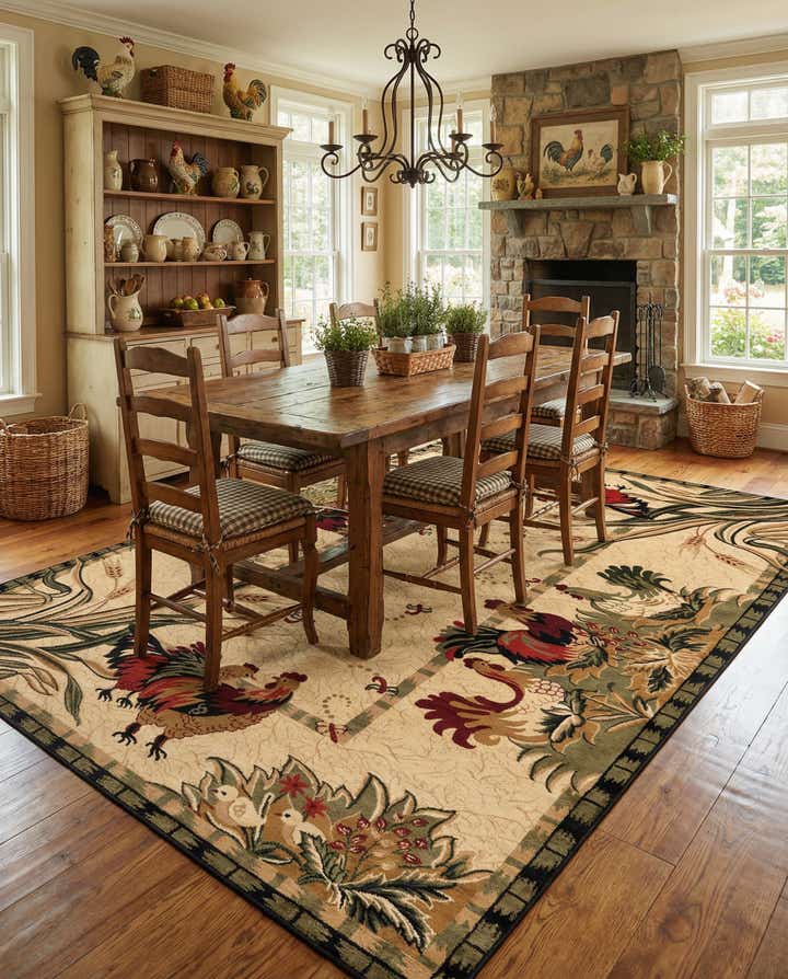 10' x 14' Pastoral Rug