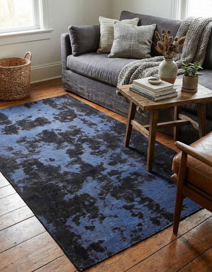 Detail image of 3' 4 x 5' 10  Hand Knotted Ultra Vintage Persian Wool Rug