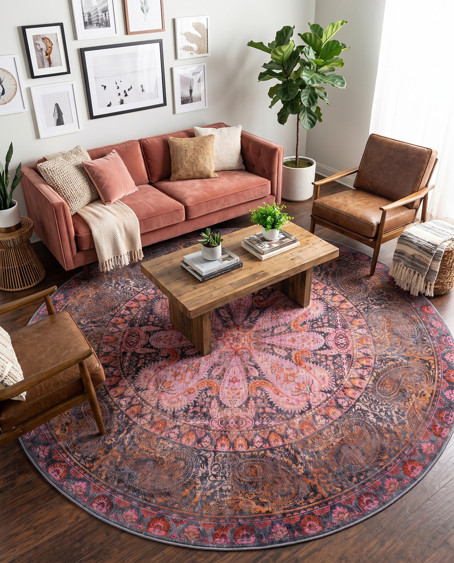10' 6 x 10' 6 Mangata Round Rug