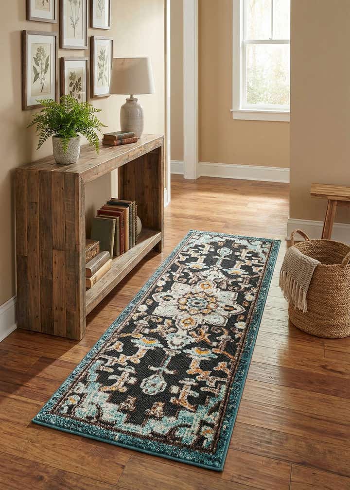 2' x 6' Easy-Clean Casablanca Indoor / Outdoor Runner Rug