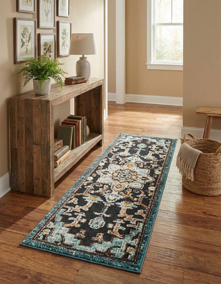 Detail image of 2' x 6'  Washable Casablanca Indoor / Outdoor Runner Rug
