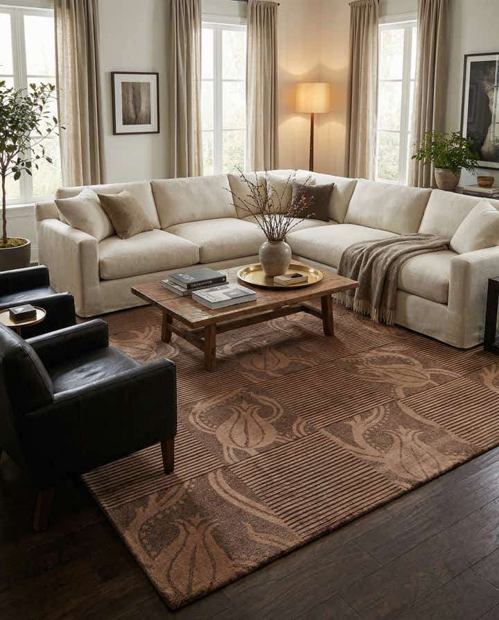 8' x 9' 11 Hand Knotted Darya Wool Rug