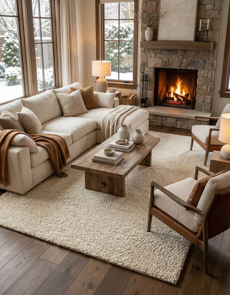 Detail image of  7' 10 x 10'  Hand Woven Haka Deluxe Shag Rug