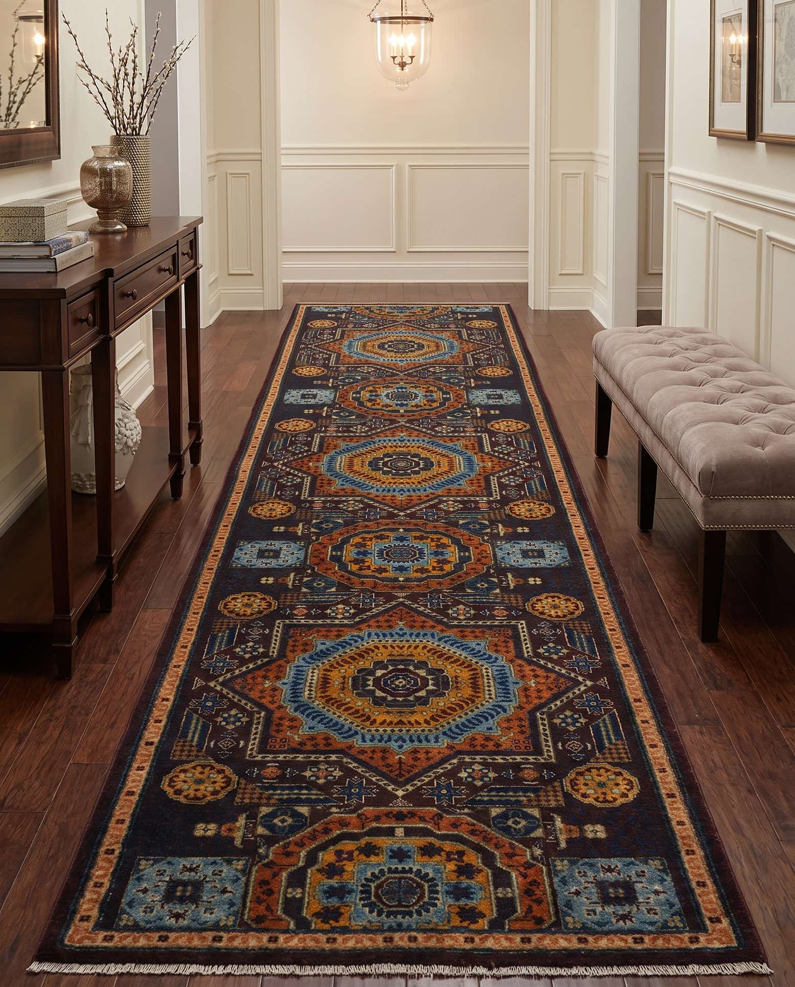 2' 9 x 9' 11 Hand Knotted Mamluk Ziegler Runner Rug