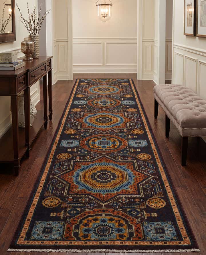 2' 9 x 9' 11 Hand Knotted Mamluk Ziegler Runner Rug