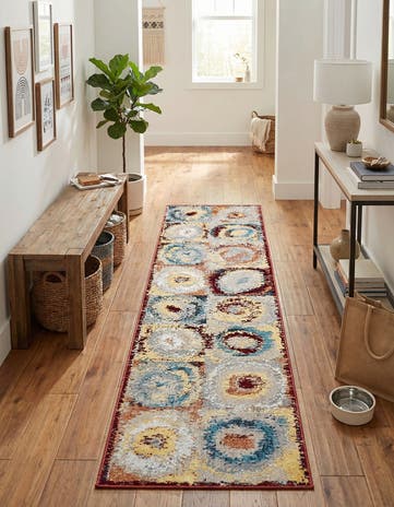 2' x 8' Kamala Washable Runner Rug