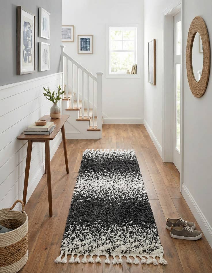 Detail image of 2' 7 x 8' 2 Lagom Shag Runner Rug