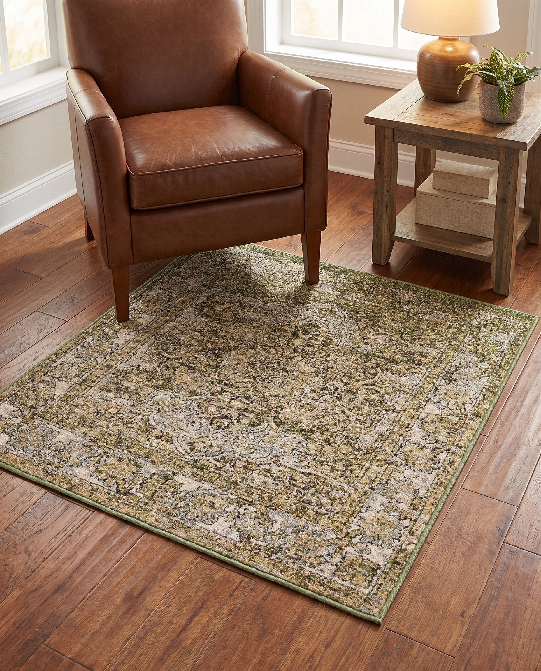 3' 3 x 3' 3 Isabella Square Rug