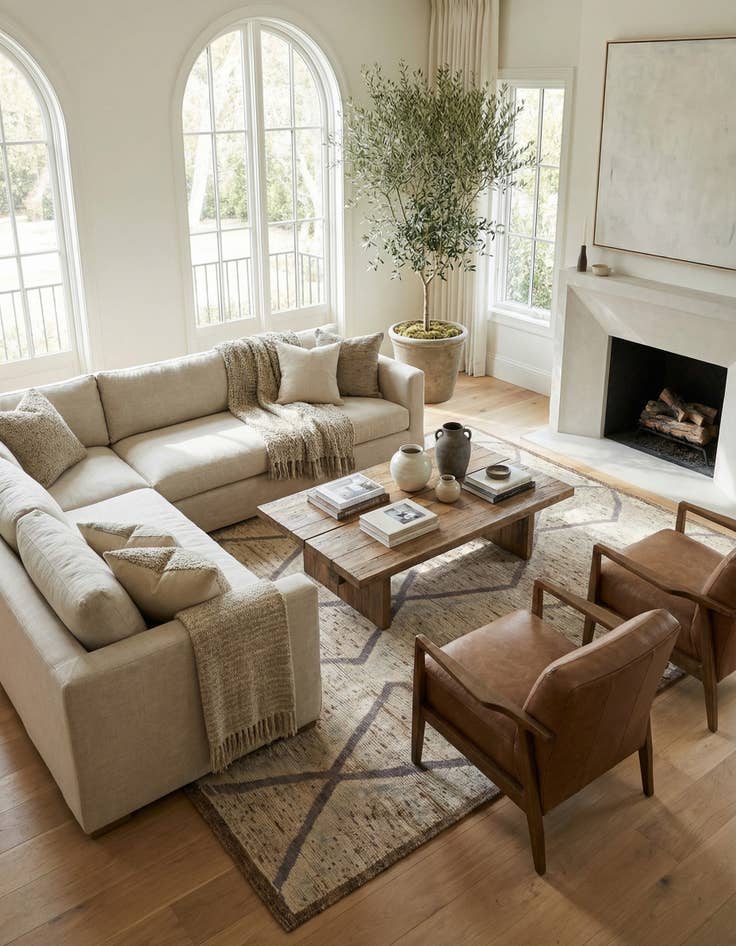 Detail image of 8' 10 x 12' 3  Hand Knotted Moroccan Wool Rug