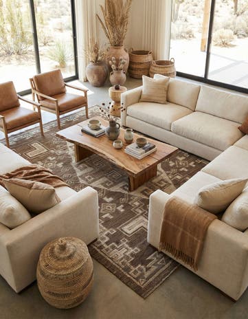 9' 1 x 12' 4 Hand Knotted Beni Marok Rug