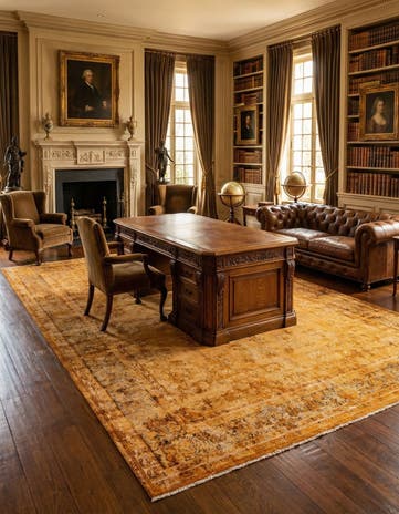 9' 7 x 13' 4 Vintage Royal Wool Rug