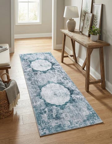 2' x 5' Washable Yara Runner Rug