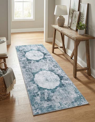 2' x 5' Washable Yara Runner Rug