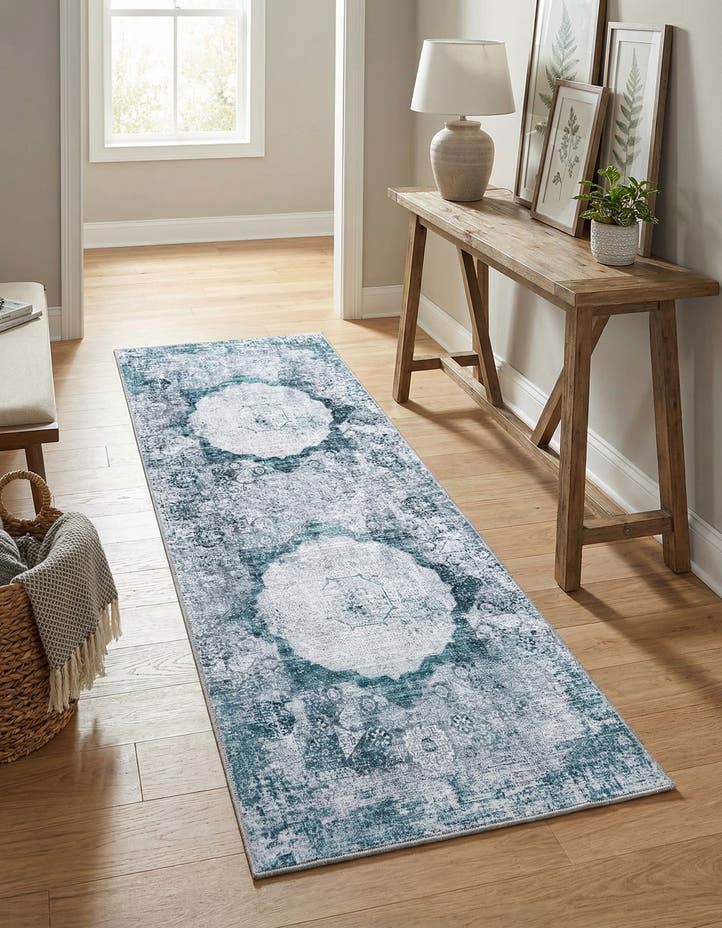 2' x 5' Washable Yara Runner Rug