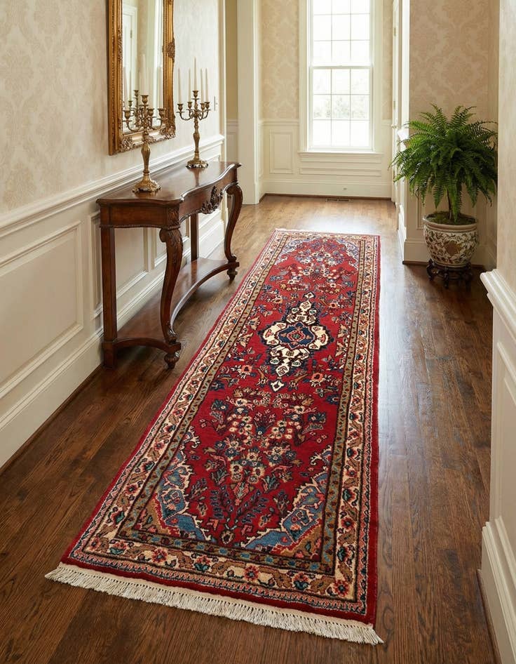 Detail image of 3' 7 x 16' 3 Mehraban Wool Runner Rug