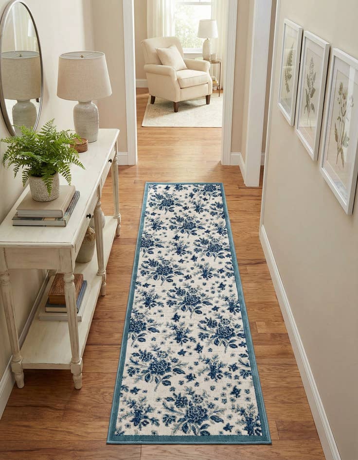 Detail image of 2' x 6' Blossom Runner Rug