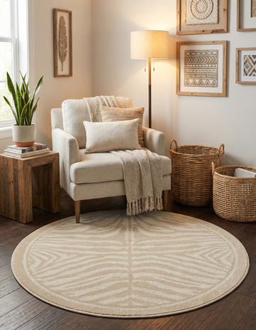 4' x 4' Savannah Round Rug