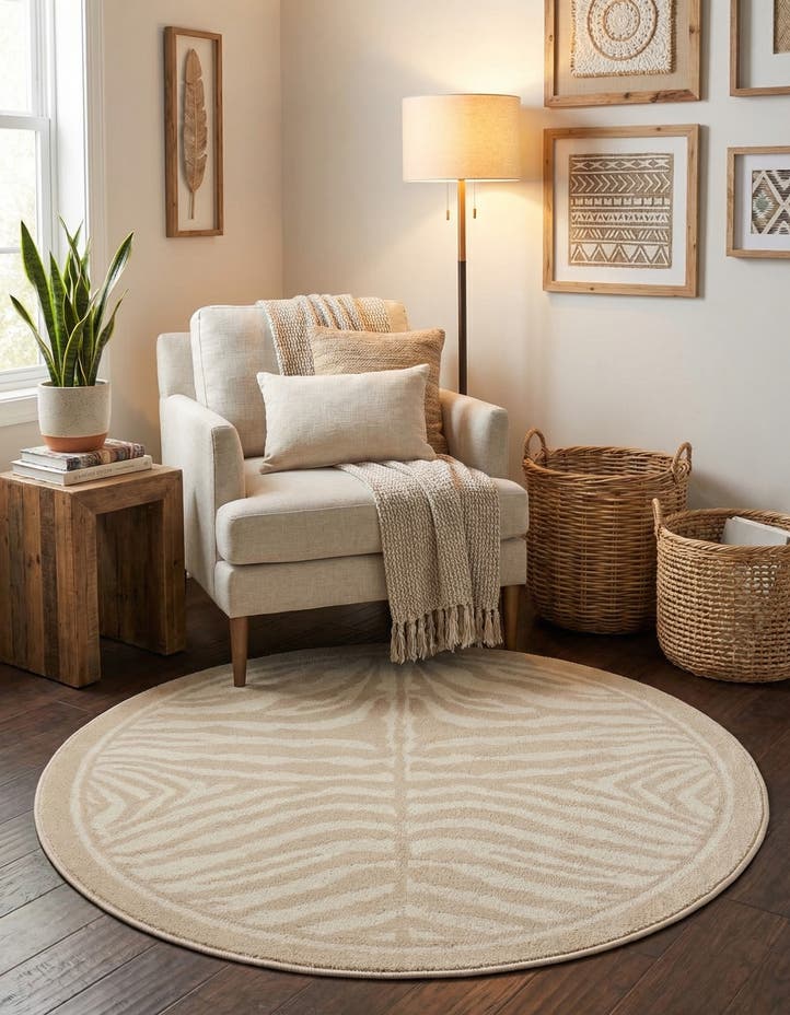 4' x 4' Savannah Round Rug