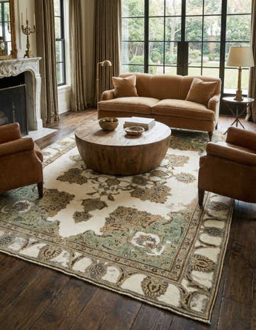 7' 5 x 10' 8 Hand Knotted Vintage Royal Persian Wool Rug