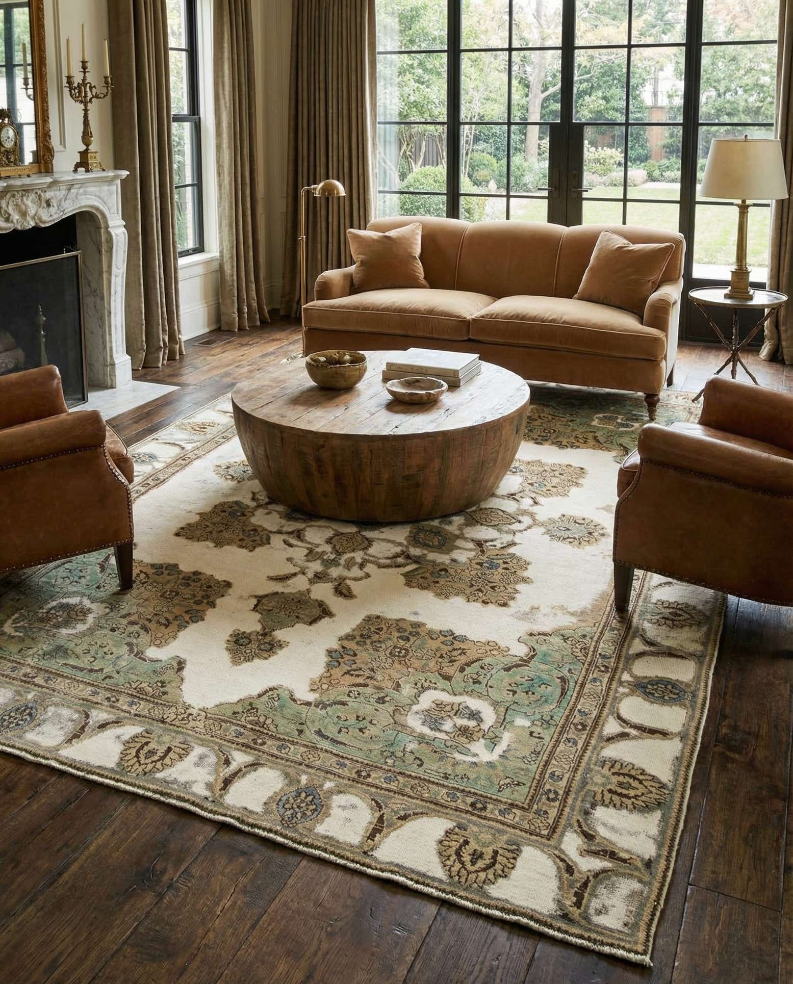 7' 5 x 10' 8 Hand Knotted Vintage Royal Persian Wool Rug