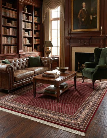 5' 8 x 7' 9 Hand Knotted Mir Wool Rug
