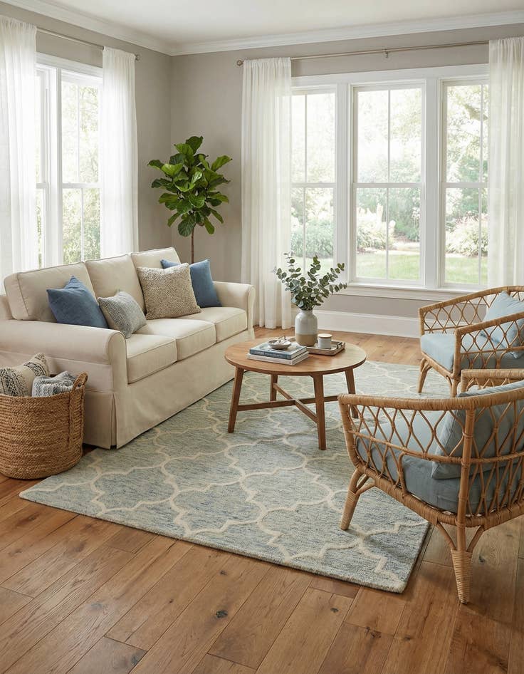 Detail image of 5' x 8' Luna Rug